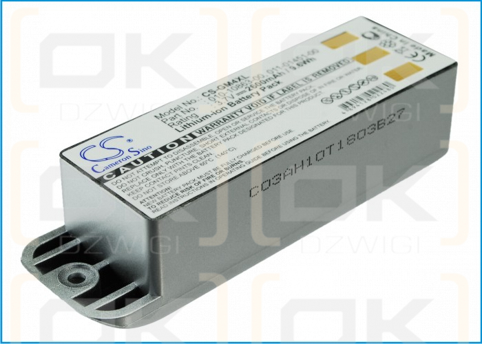 Garmin Zumo 550 / 010-10863-00 2600 mAh Li-Ion 3,7 V (Cameron Sino)