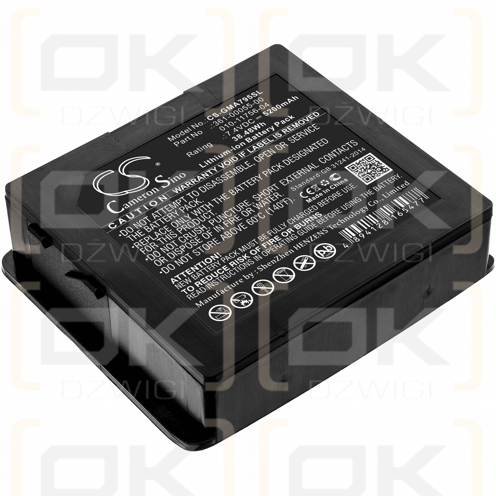 Garmin Aera 796 / 361-00055-00 5200 mAh Li-Ion 7,4 V (Cameron Sino)