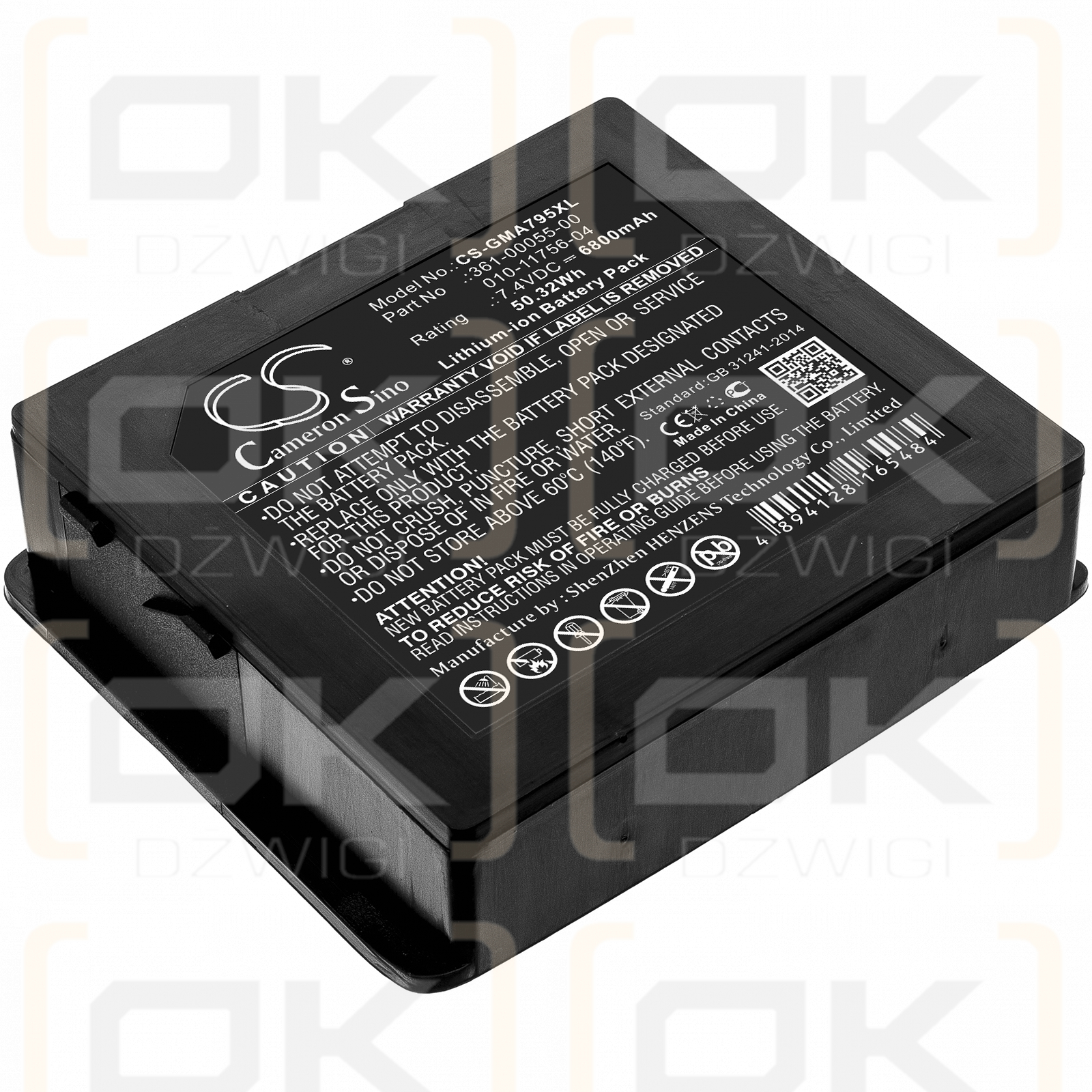 Garmin Aera 796 / 361-00055-00 6800 mAh Li-Ion 7,4 V (Cameron Sino)