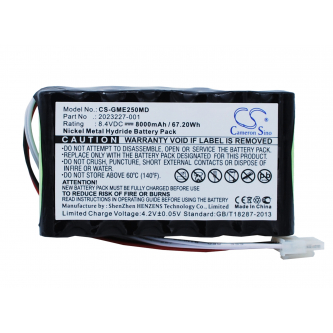 Hellige Monitor Dash 2500 / 2023852-029 8000 mAh Ni-MH 8,4 V (Cameron Sino)