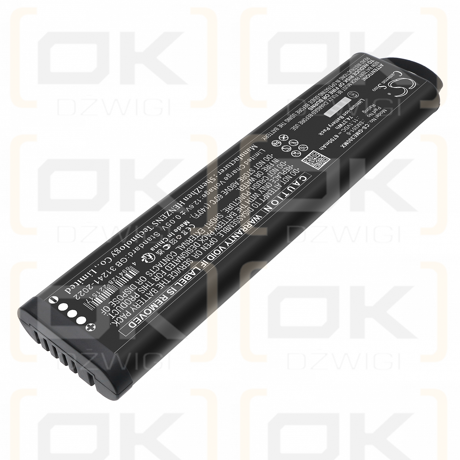 Anritsu MT9083C / MT9083 6700 мАч Li-ion 11,1 В (Cameron Sino)