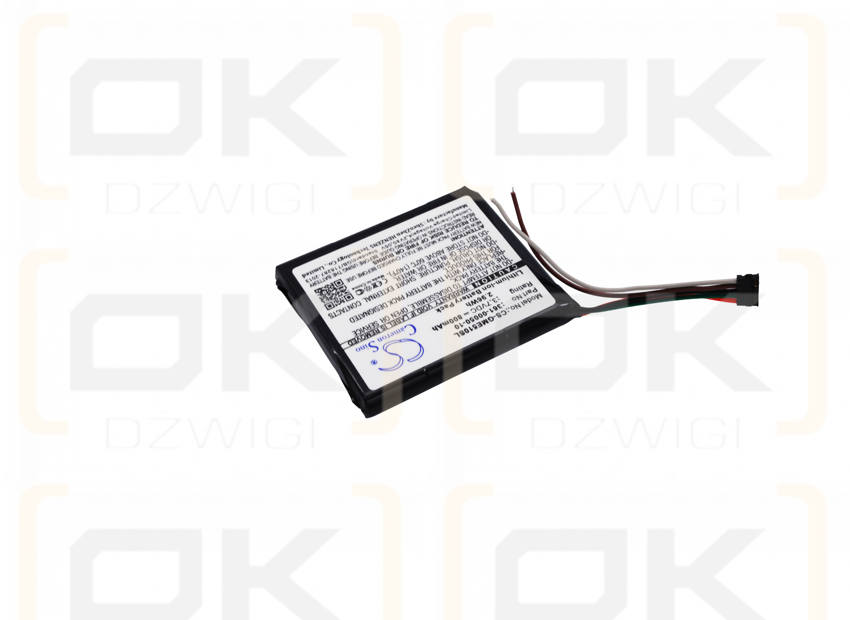 Garmin Edge 510 / 361-00050-10 800 мАч литий-ионный 3,7 В (Cameron Sino)