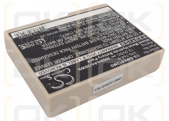 GE SCP-922 / 376-744-9 3000mAh Ni-MH 12.0V (Cameron Sino)