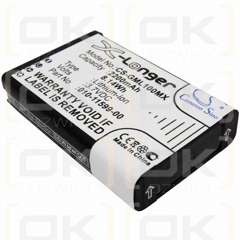 Garmin E2GRVIRBELITE / 010-11599-00 2200mAh Li-ion 3.7V (Cameron Sino)