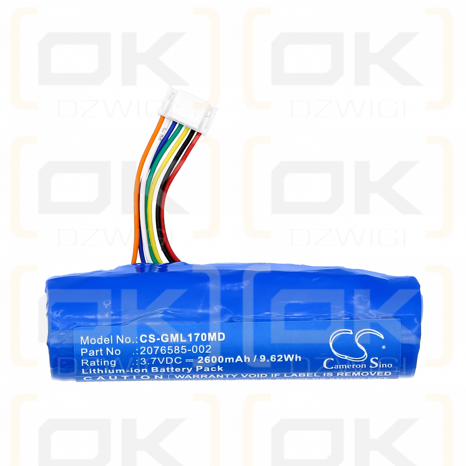 GE Mack Link / 2076585-002 2600mAh Li-ion 3.7V (Cameron Sino)