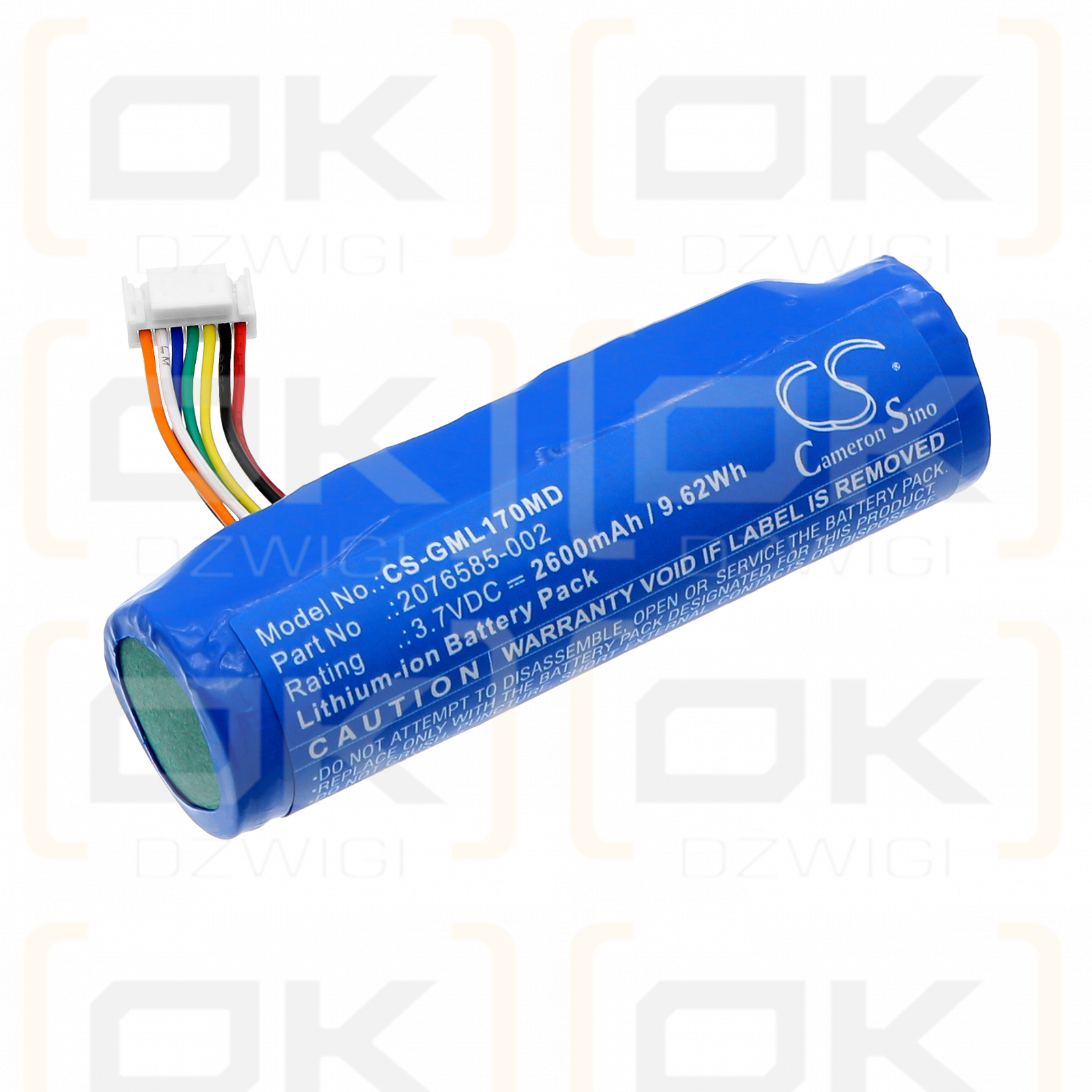 GE Mack Link / 2076585-002 2600mAh Li-ion 3.7V (Cameron Sino)