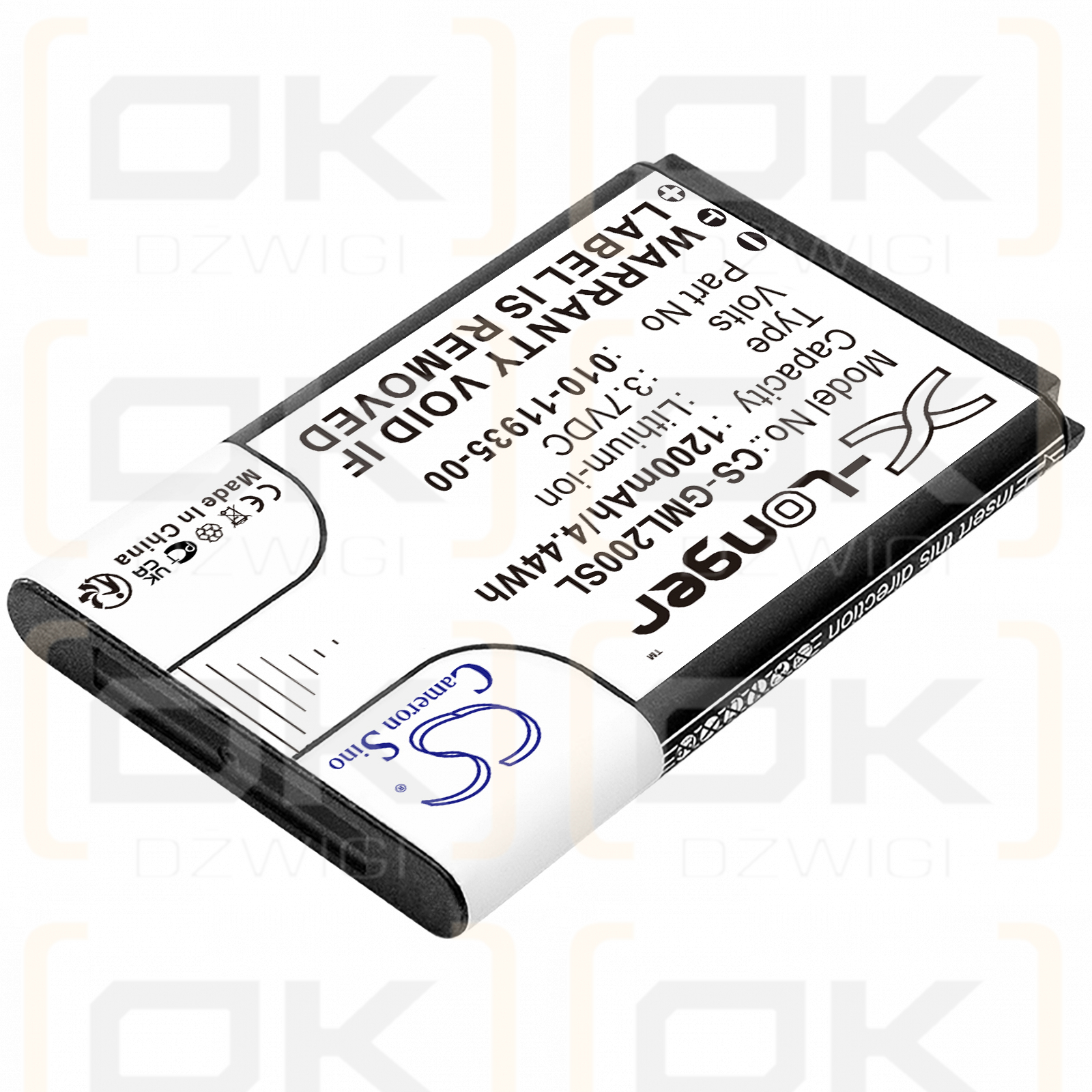 Garmin GLO 2 / 010-11935-00 1200 mAh Li-Ion 3,7 V (Cameron Sino)