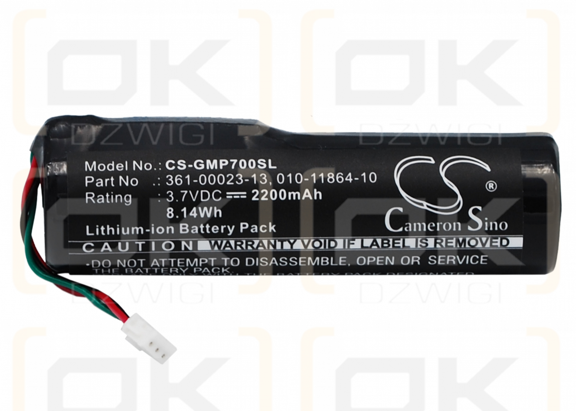 Garmin Pro 550 Plus / 361-00023-13 2200mAh Li-ion 3.7V (Cameron Sino)