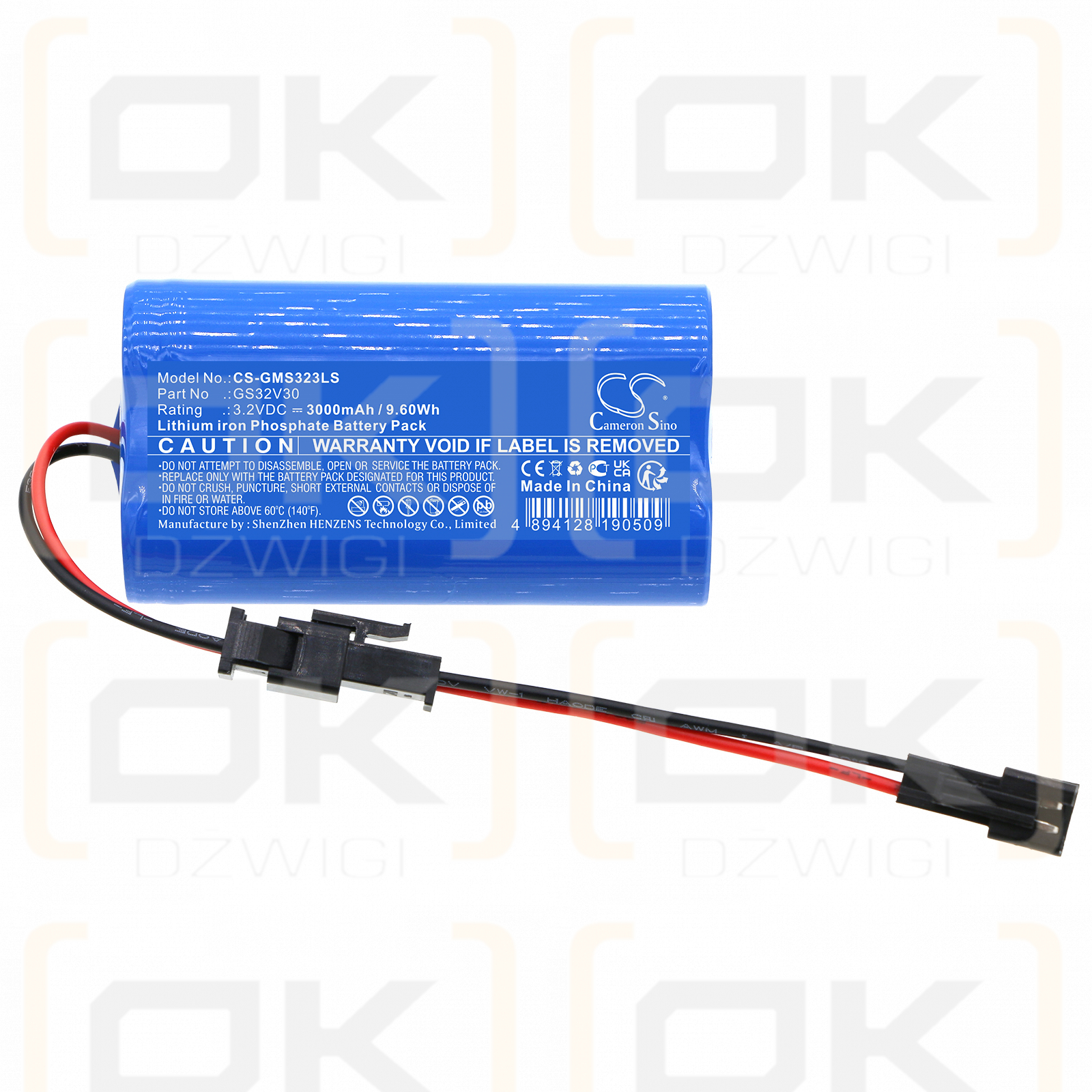 Gama Sonic GS-94B / GS32V30 3000 mAh LiFePO4 3,2 V (Cameron Sino)