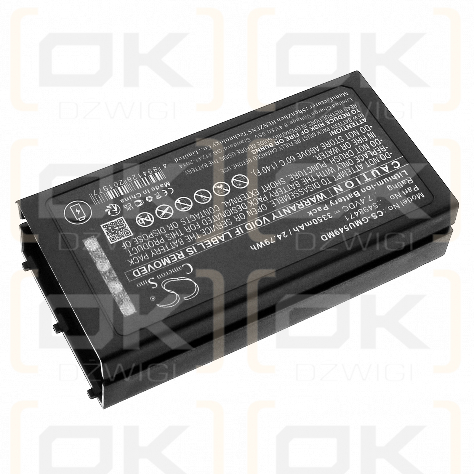 GE Vscan Access / 5498471 3350mAh Li-ion 7.4V (Cameron Sino)