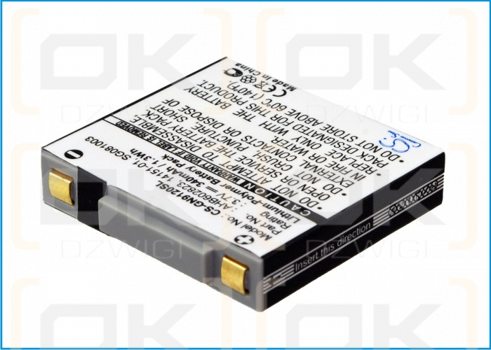 GN Netcom 9125 / 14151-01 340mAh Li-Polímero 3.7V (Cameron Sino)