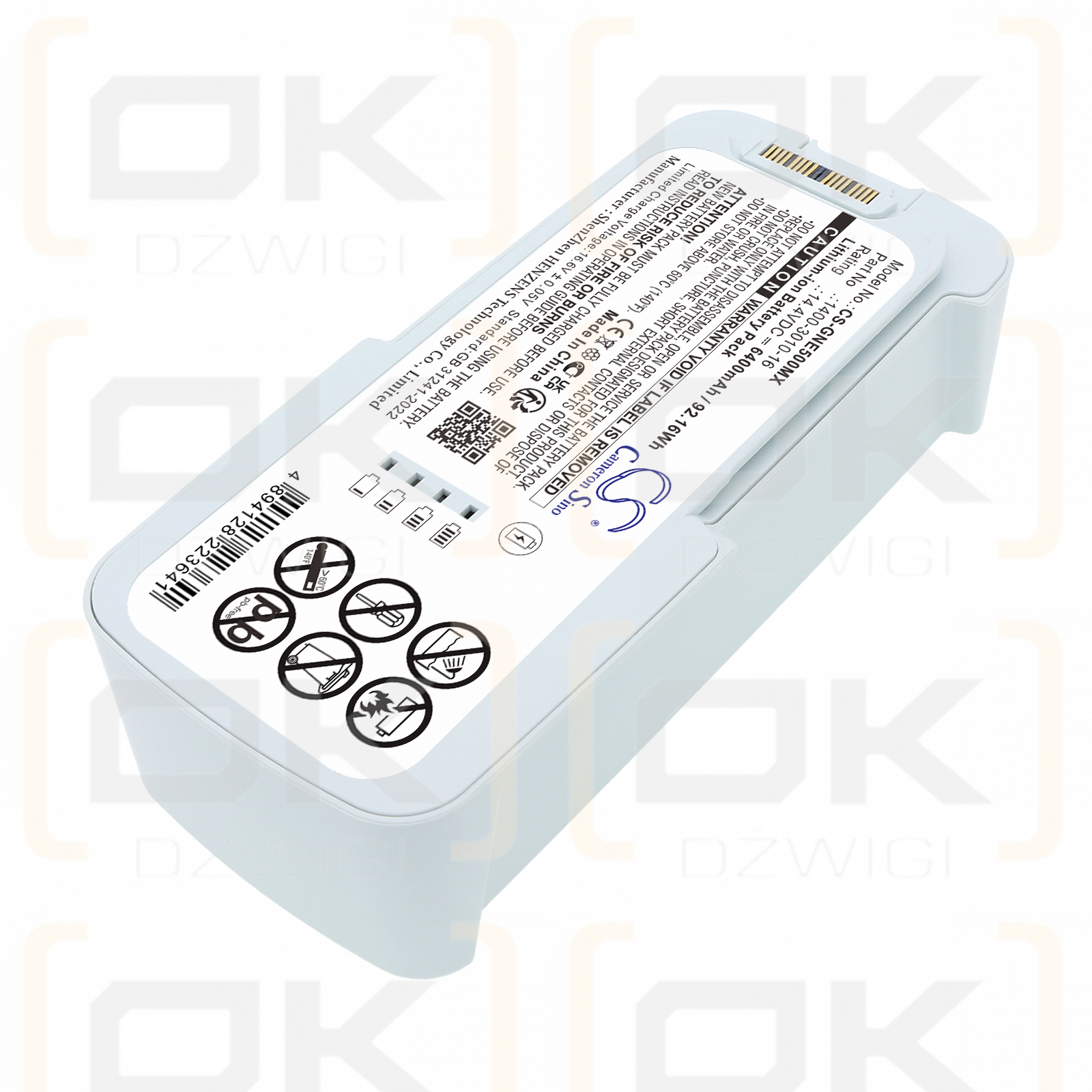 Inogen Rove 6 / 1400-3010-16 6400 mAh Li-ion 14.4 V (Cameron Sino)