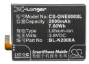 GIONEE E6t / BL-N2000A 2000mAh Li-Polymer 3.8V (Cameron Sino)