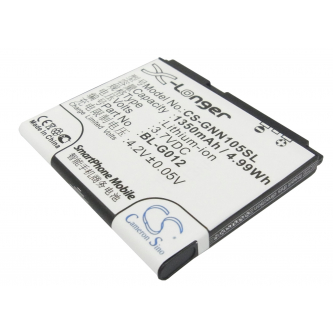 GIONEE D500 / BL-G012 1350 mAh Li-Ion 3,7 V (Cameron Sino)