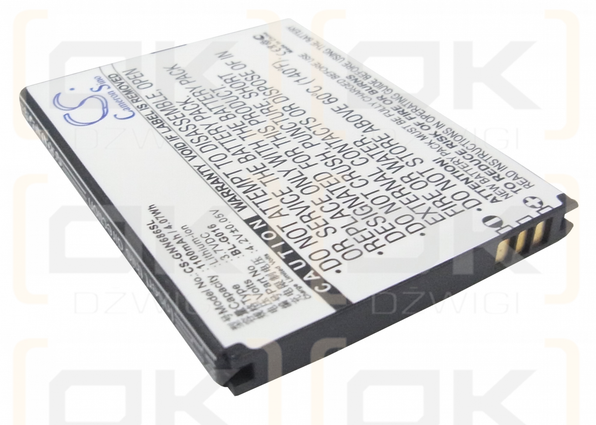 GIONEE GN868H / BL-G016 1100 mAh Li-Ion 3,7 V (Cameron Sino)