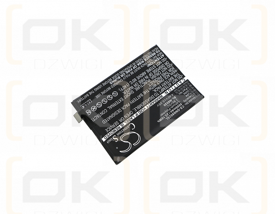 Сменный аккумулятор для GIONEE GN8002 / BL-N6020 6000 мАч литий-полимерный 3,85 В (Cameron Sino)