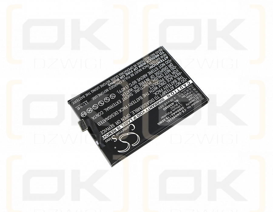 GIONEE GN8003 / BL-N5000D 5000 mAh Li-Polymer 3,8 V (Cameron Sino)