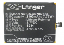 GIONEE GN878 / S214 2100mAh Li-Polymer 3.7V (Cameron Sino)