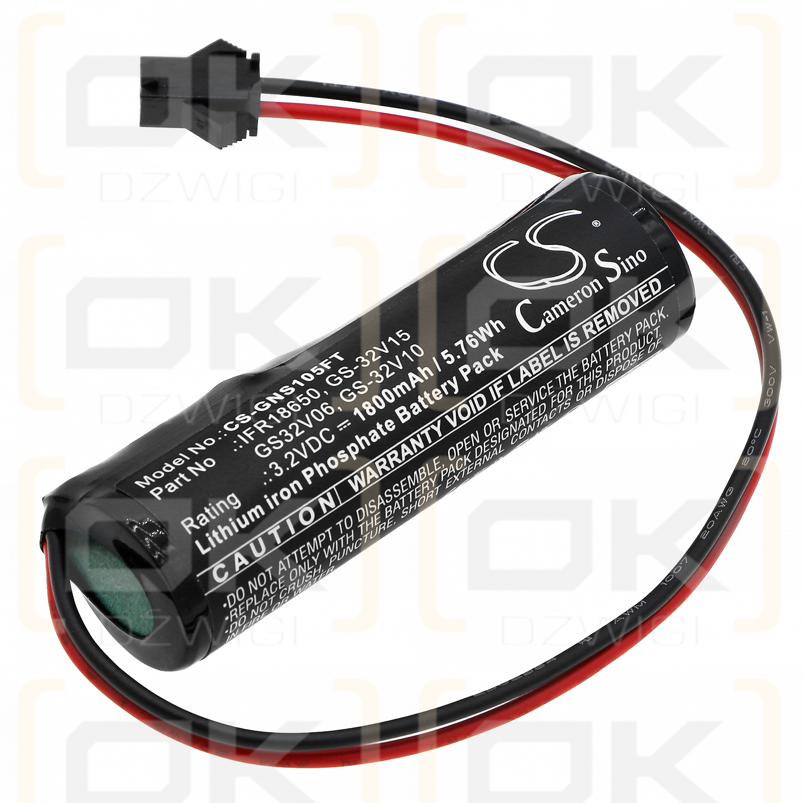 Gama Sonic Windsor GS-99F-L / IFR18650 1800mAh LiFePO4 3.2V (Cameron Sino)