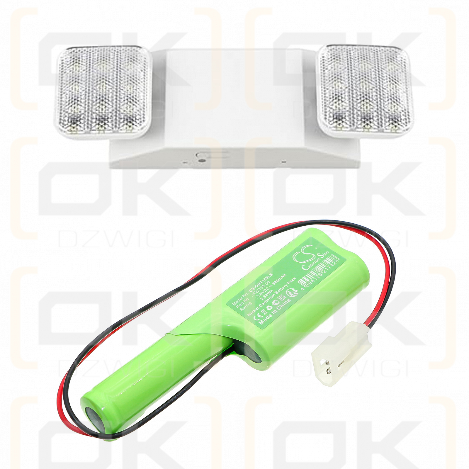 Saft / 420735-00 800mAh Ni-CD 3.6V (Cameron Sino)