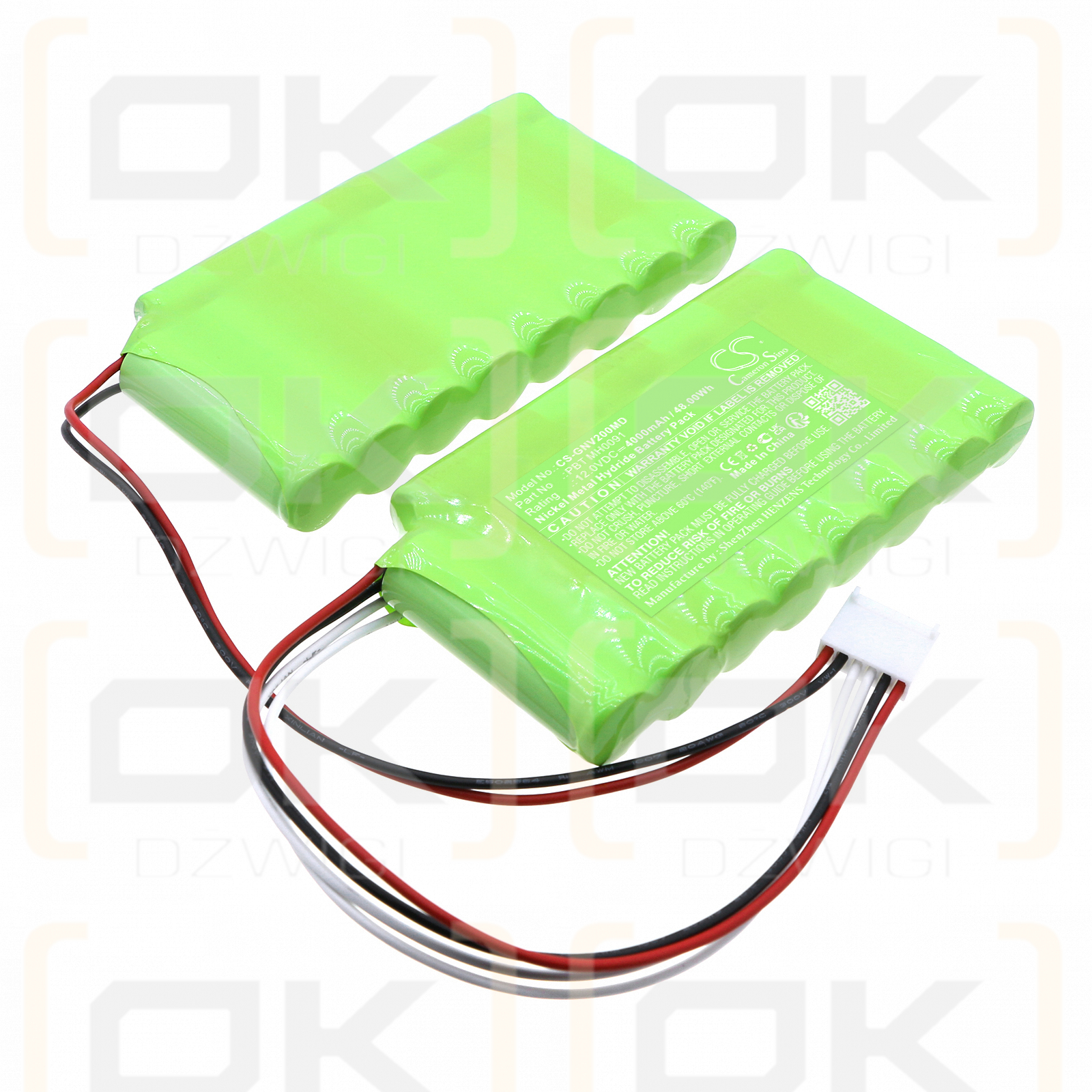 Globus RF Clinic Body / PBT MH0091 4000 mAh Ni-MH 12,0 V (Cameron Sino)