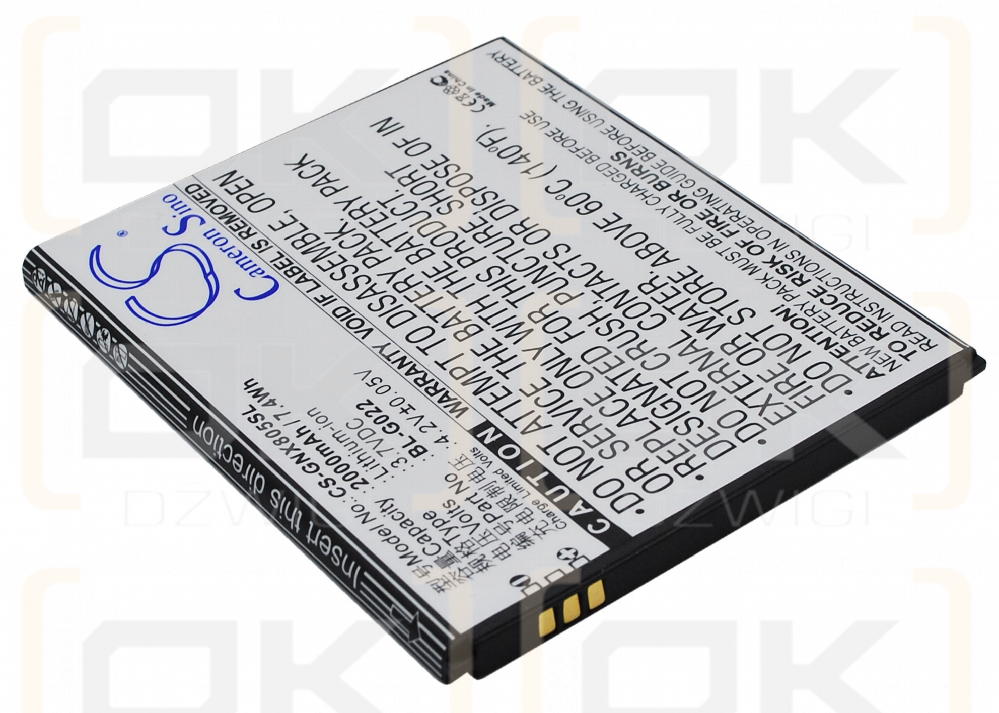 GIONEE X805 / BL-G022 2000mAh Li-ion 3.7V (Cameron Sino)