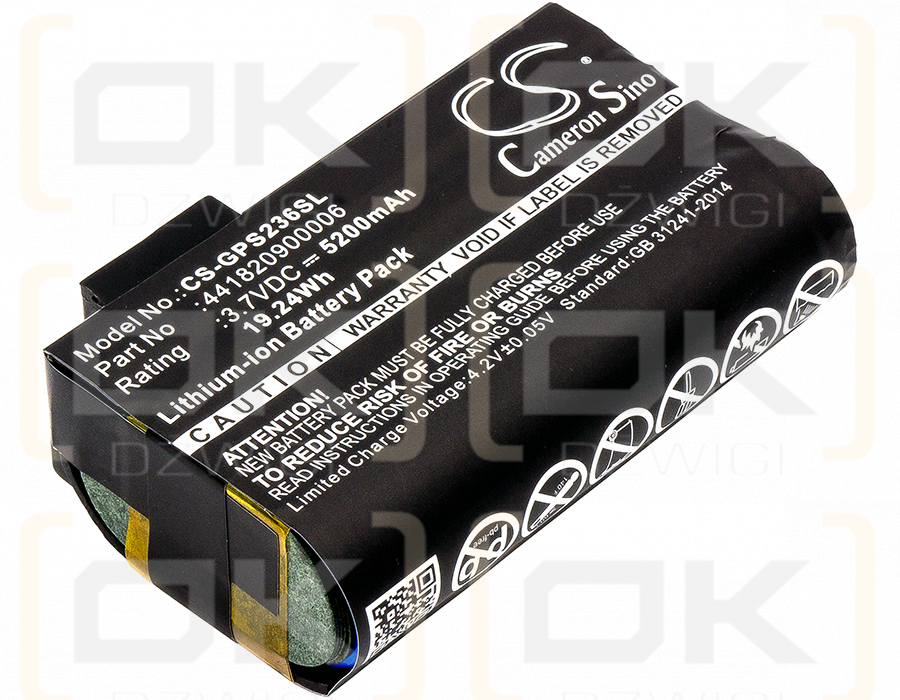 Getac PS236C / 441820900006 5200mAh Li-ion 3.7V (Cameron Sino)