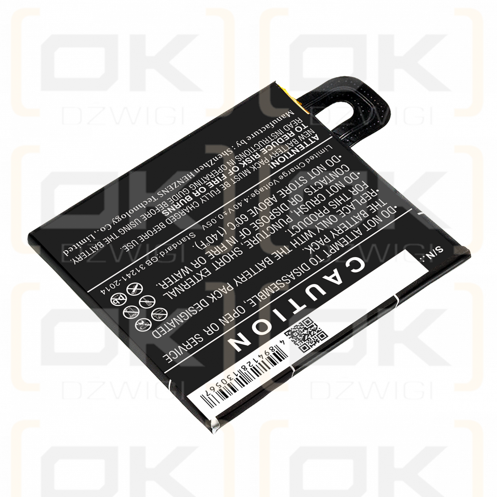 Google G011A / G011A-B 2700 mAh Li-Polymer 3,85 V (Cameron Sino)