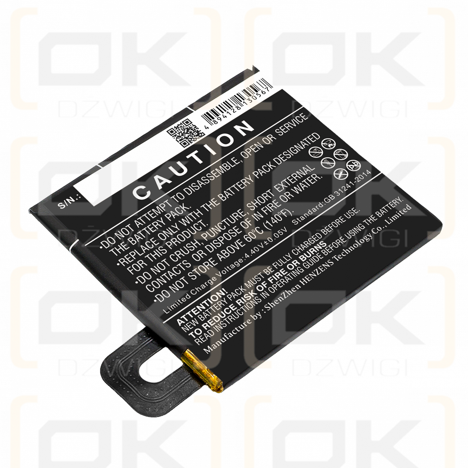 Google G011A / G011A-B 2700 mAh Li-Polymer 3,85 V (Cameron Sino)