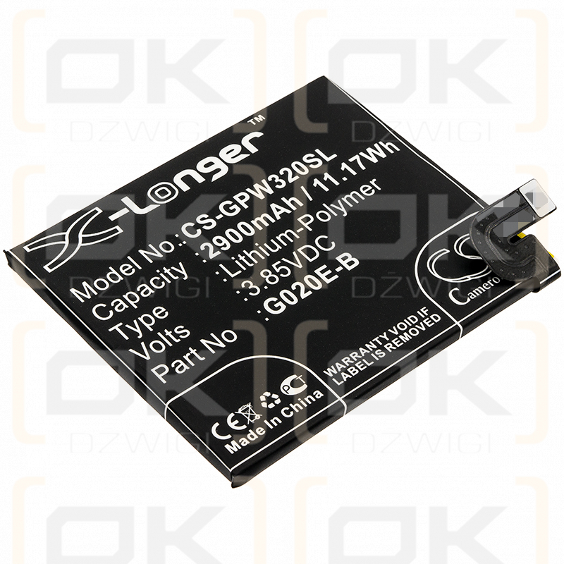 Google G020F / G020E-B 2900 mAh Li-Polymer 3,85 V (Cameron Sino)