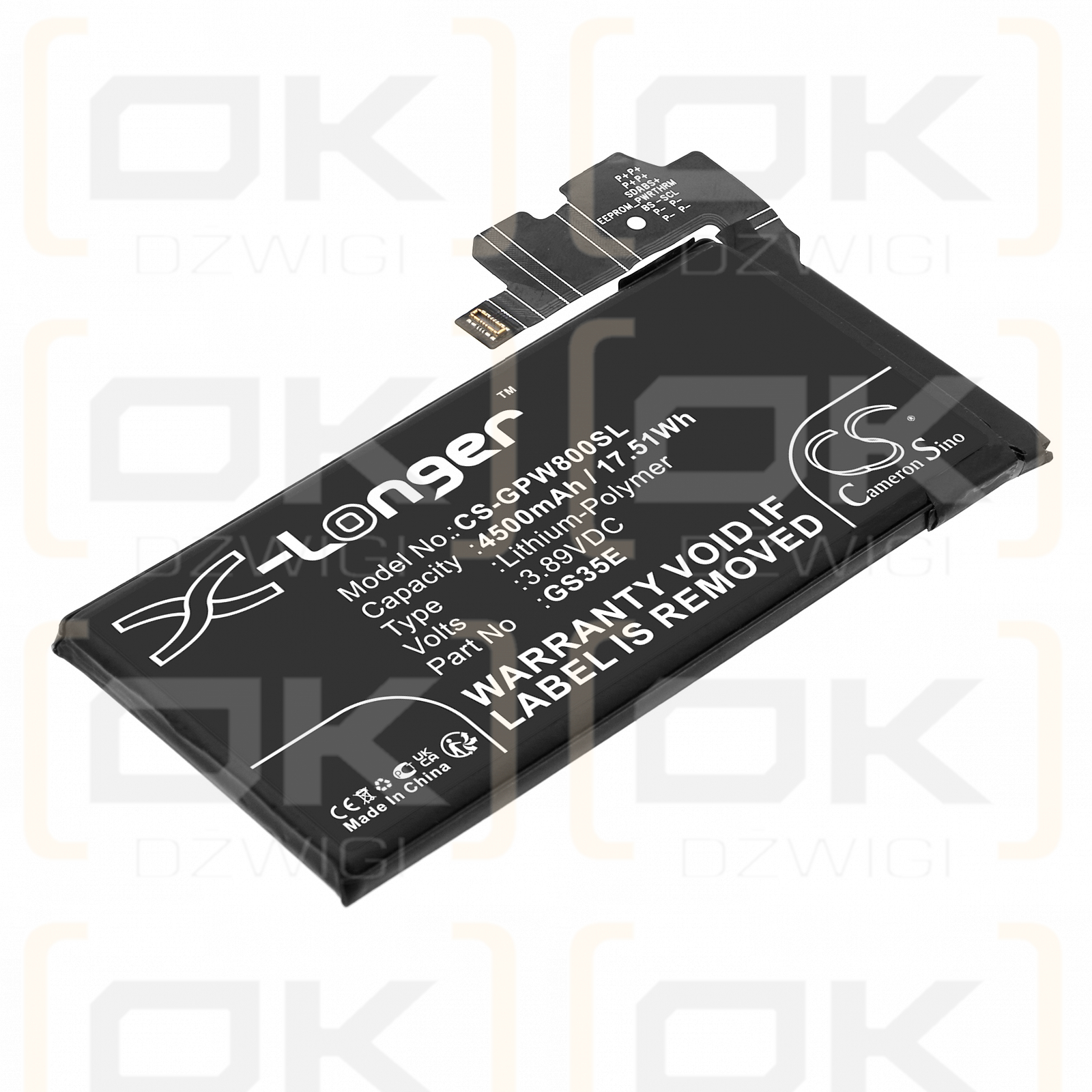 Google G9BQD / GS35E 4500mAh Li-Polymer 3.89V (Cameron Sino)