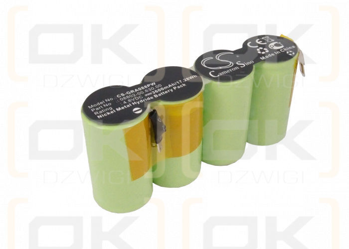 Gardena 8816 / 08802-00.630.00 3600mAh Ni-MH 4.8V (Cameron Sino)