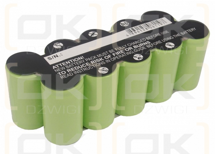 Gardena 2264 / AP12 3000 mAh Ni-MH 12,0 V (Cameron Sino)