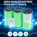 Batería de repuesto para Gardena Rasenkantenschere / Accu45 3000 mAh Ni-MH 3.6 V (Cameron Sino)