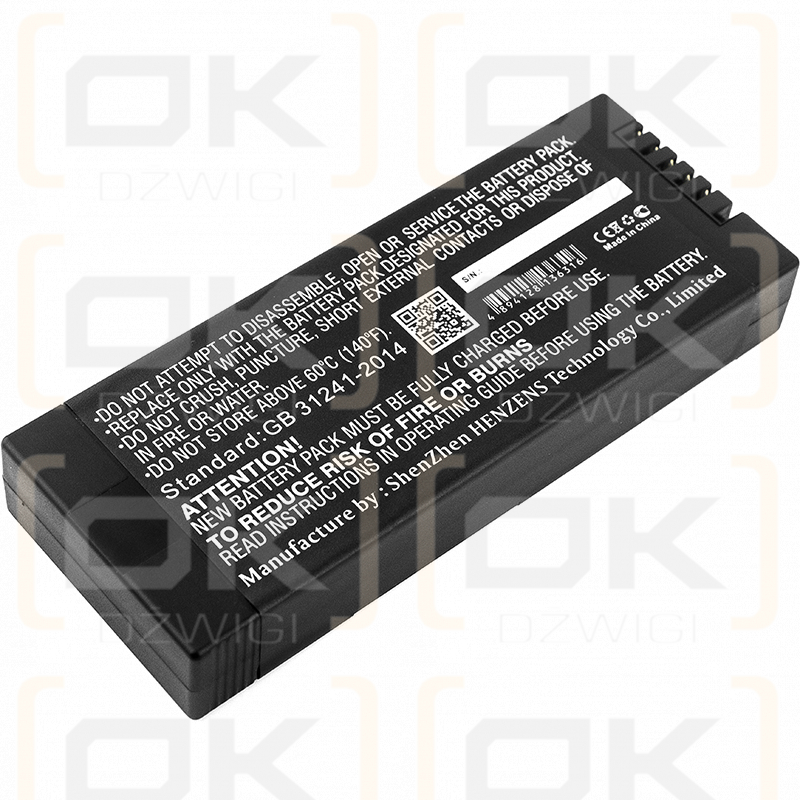 GE Krautkramer USM 33 / 1003022 4400mAh Li-ion 12.6V (Cameron Sino)