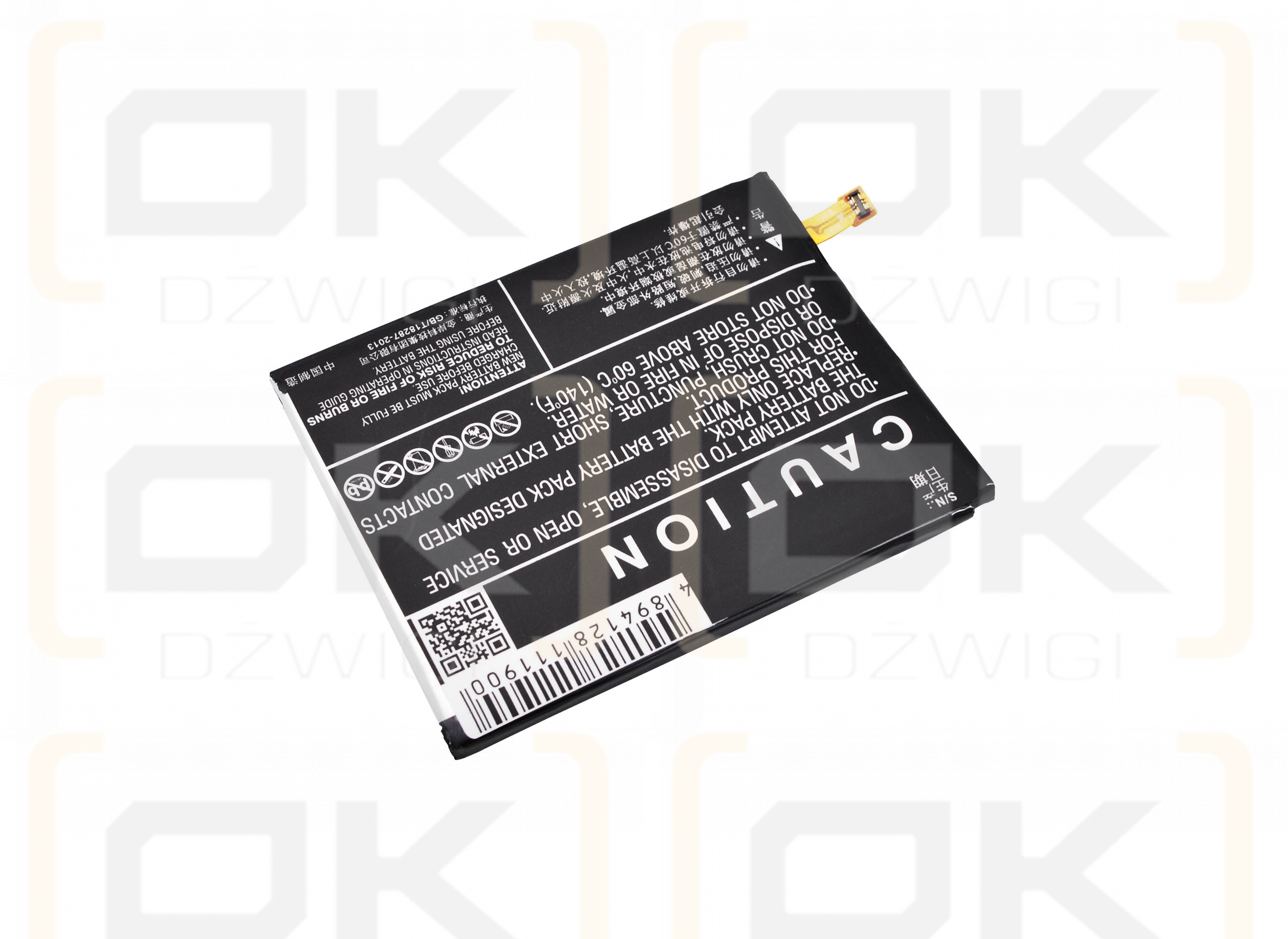 Grün Orange JL610 / QCSHA12 3000 mAh Li-Polymer 3,8 V (Cameron Sino)