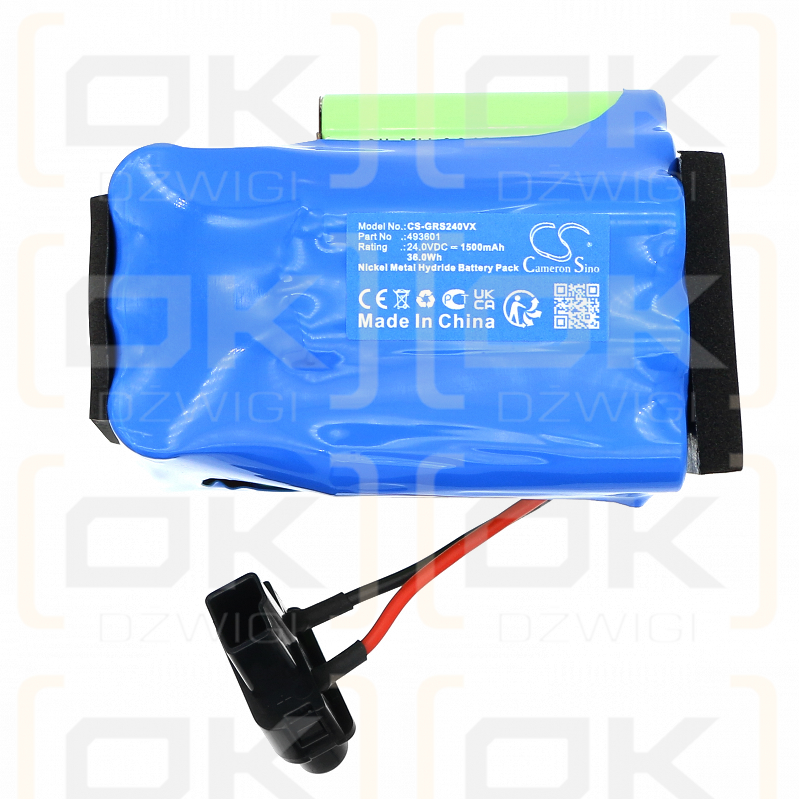 Gorenje VCSP1002D / 493601 1500mAh Ni-MH 24.0V (Cameron Sino)
