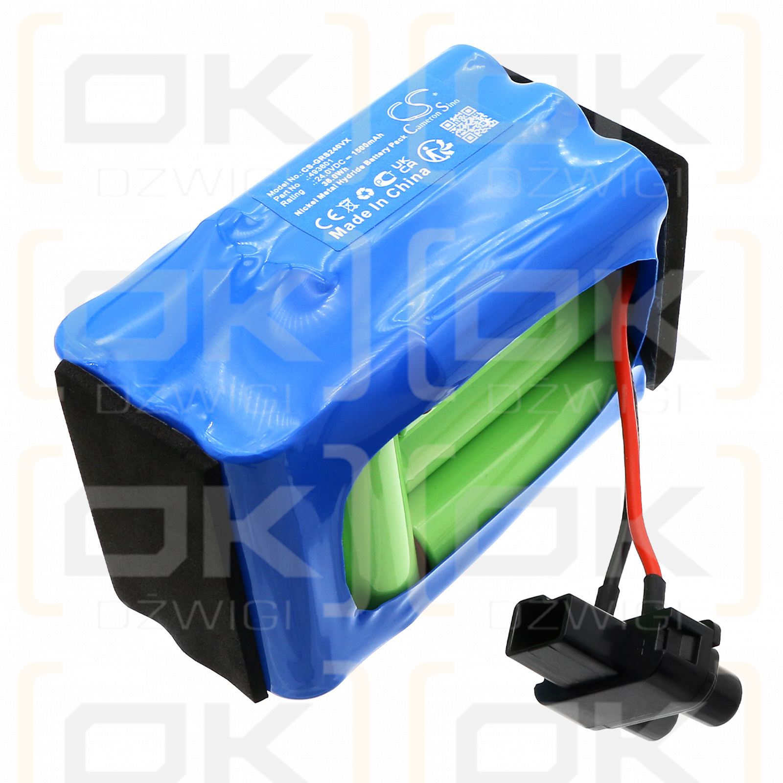 Gorenje VCSP1002D / 493601 1500mAh Ni-MH 24.0V (Cameron Sino)