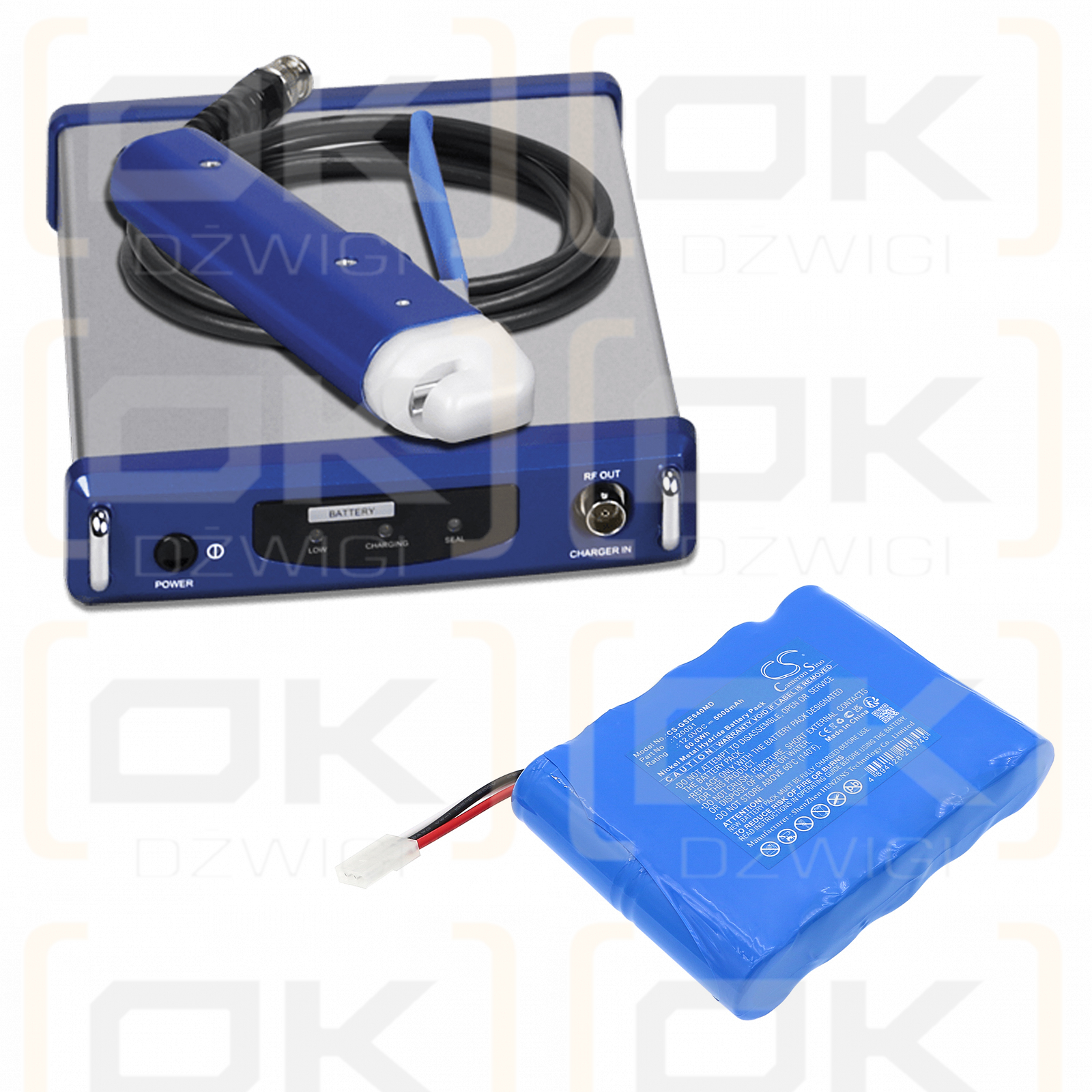 Genesis Sealer Rapid Seal SE640 / 120001 5000mAh Ni-MH 12.0V (Cameron Sino)