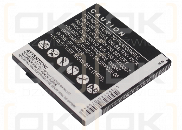 Batería de repuesto para Gigabyte Gsmart G1317D / GPS-H05, 1200 mAh, iones de litio, 3,7 V (Cameron Sino)