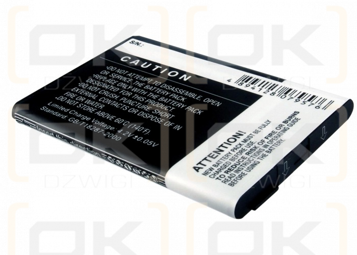 Gigabyte G1345 / GLS-H03 1500 mAh Li-Ion 3,7 V (Cameron Sino)