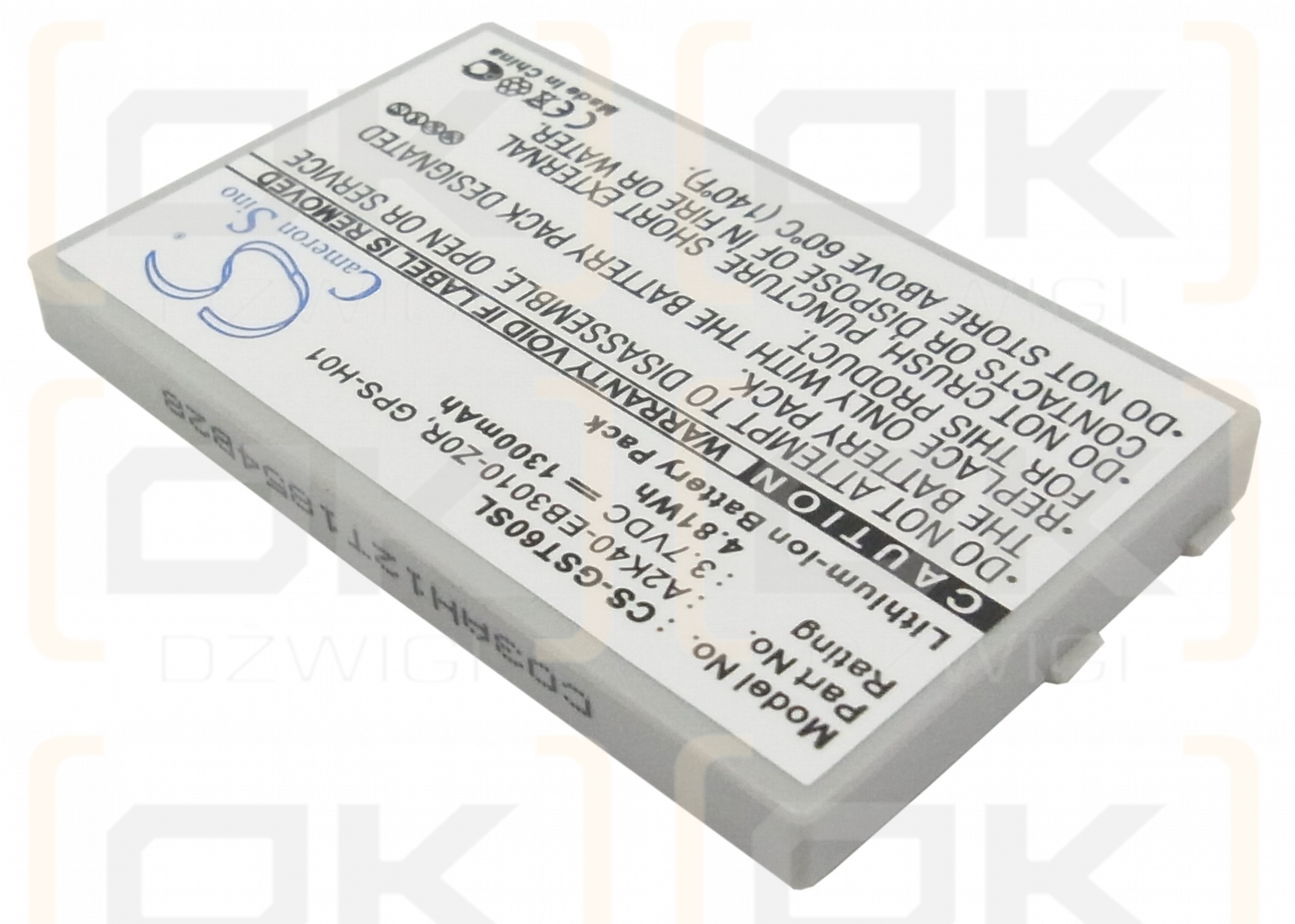 Gigabyte gSmart MW998 / A2K40-EB3010-Z0R 1300mAh Li-ion 3.7V (Cameron Sino)