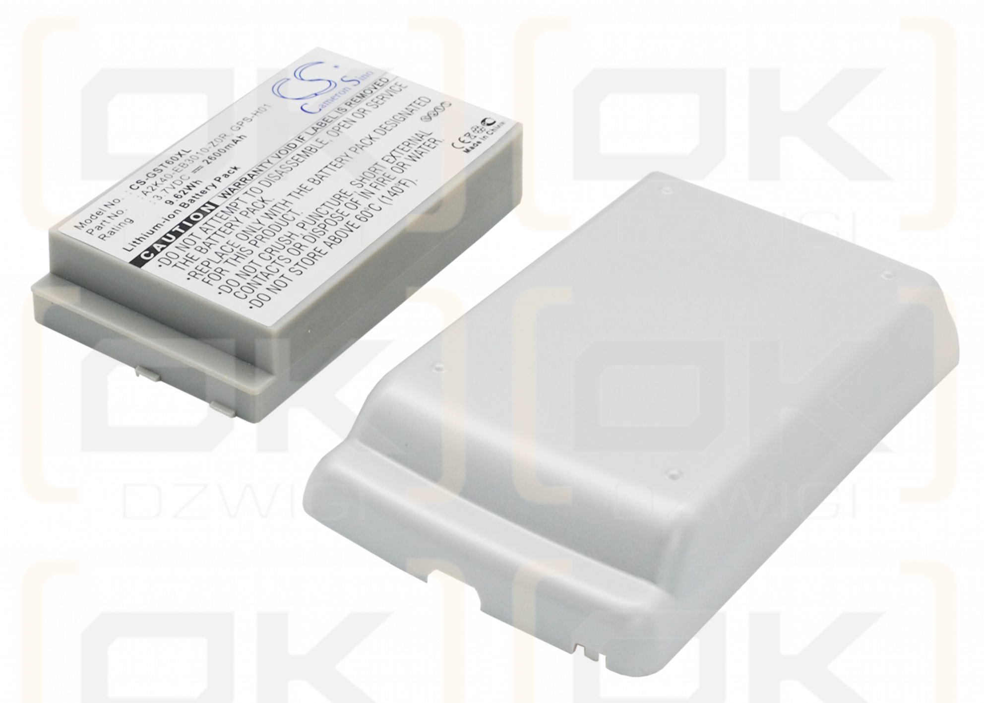 Batería de repuesto para Gigabyte gSmart t600 / A2K40-EB3010-Z0R 2600 mAh Li-ion 3.7 V (Cameron Sino)
