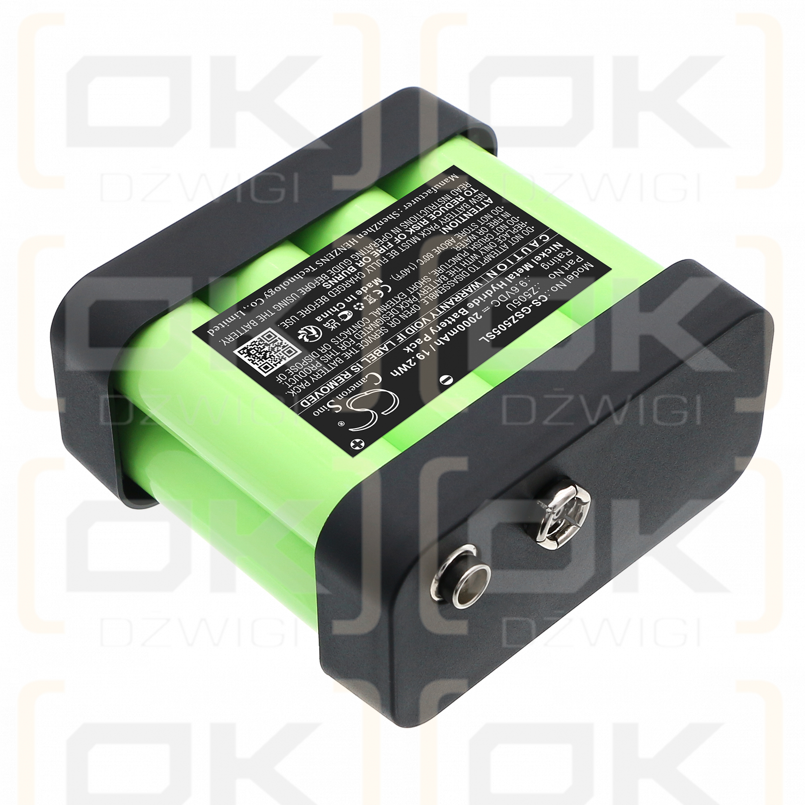 Gossen Metrawatt PROFiTEST/HR-3UTGX 2000 мАч Ni-MH 9,6 В (Cameron Sino)