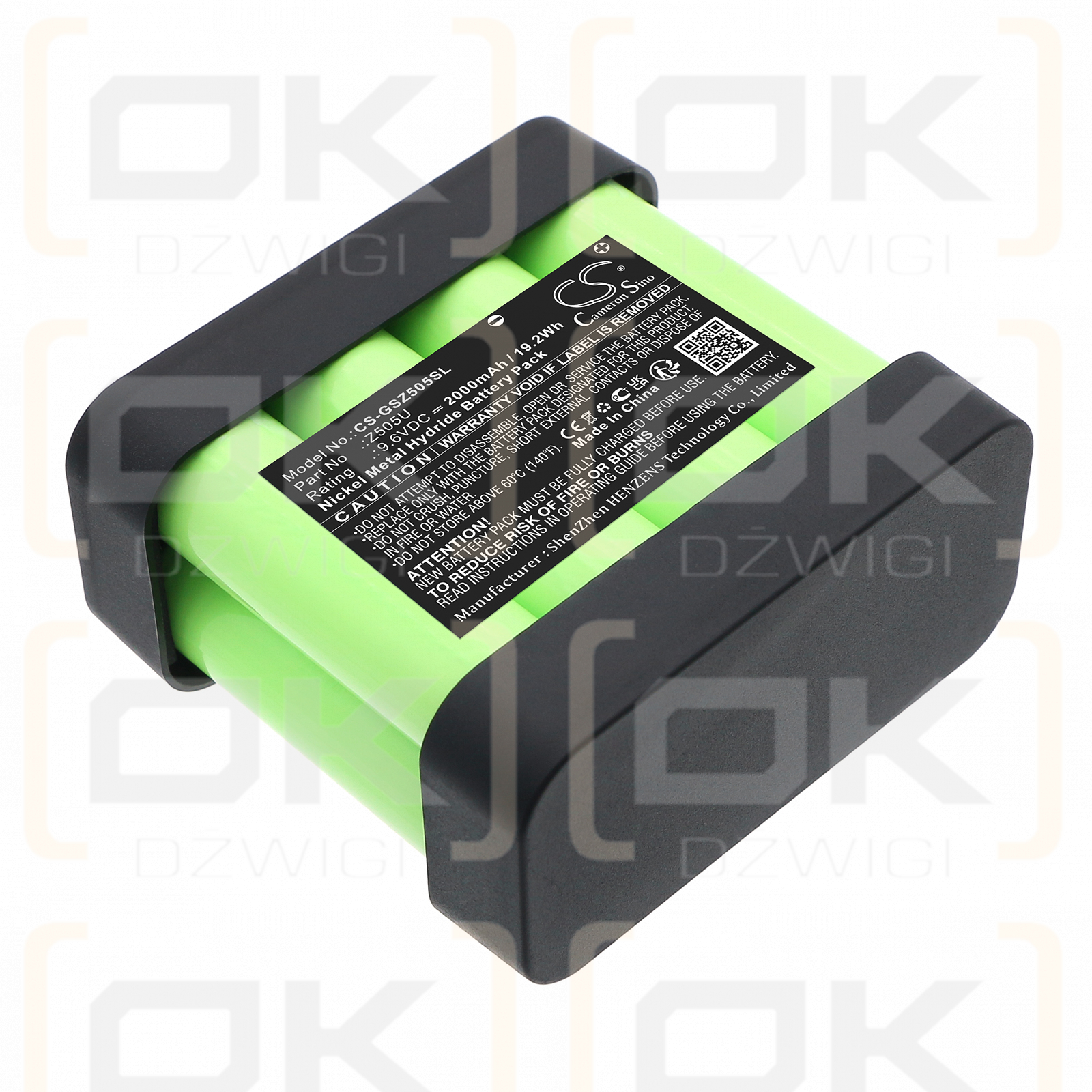 Gossen Metrawatt PROFiTEST/HR-3UTGX 2000 мАч Ni-MH 9,6 В (Cameron Sino)