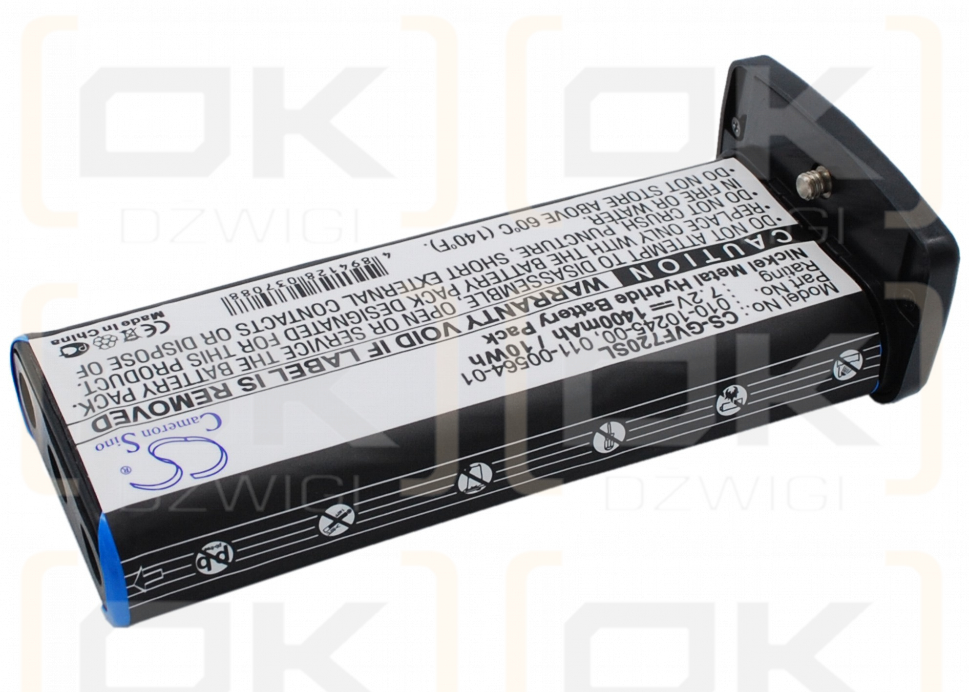 Garmin VHF 725e / 010-10245-00 1400 mAh Ni-MH 7,2 V (Cameron Sino)