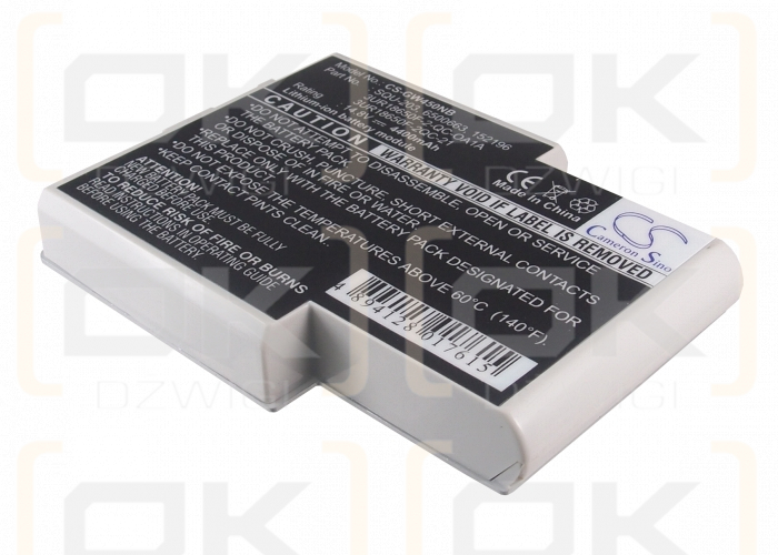 Gateway Solo 400VSP / 1527196 4400 mAh Li-Ion 14,8 V (Cameron Sino)