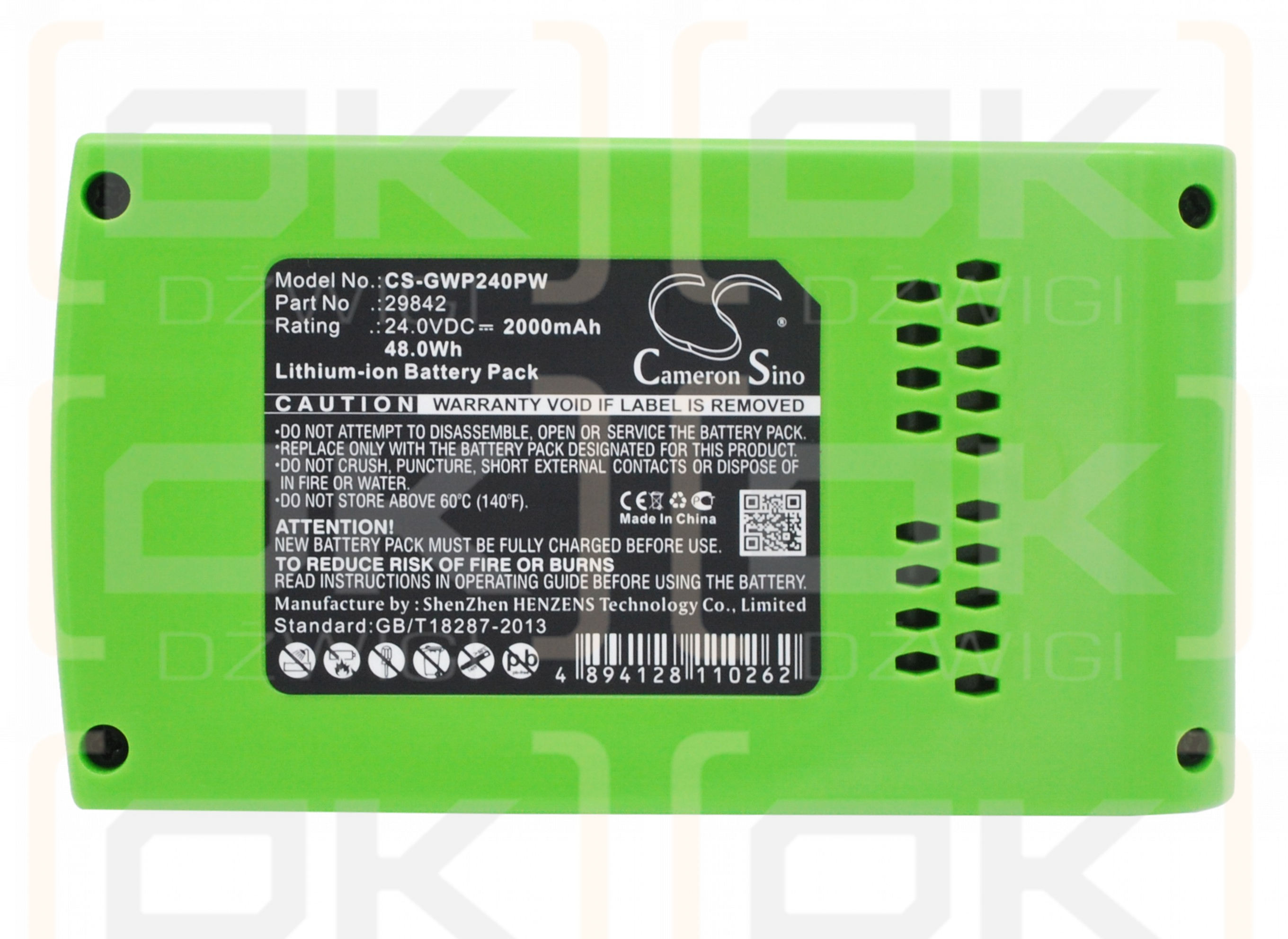 Alpina T 24 Li / BT 4024 2000mAh Li-ion 24.0V (Cameron Sino)