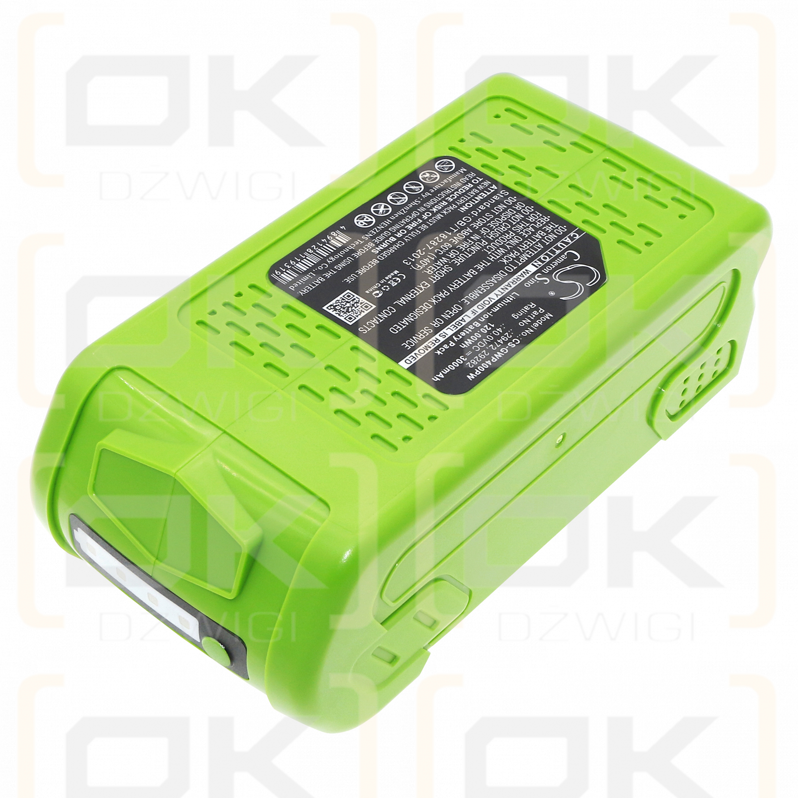 Cramer 49B730 / 40V110 3000mAh Li-ion 40.00V (Cameron Sino)