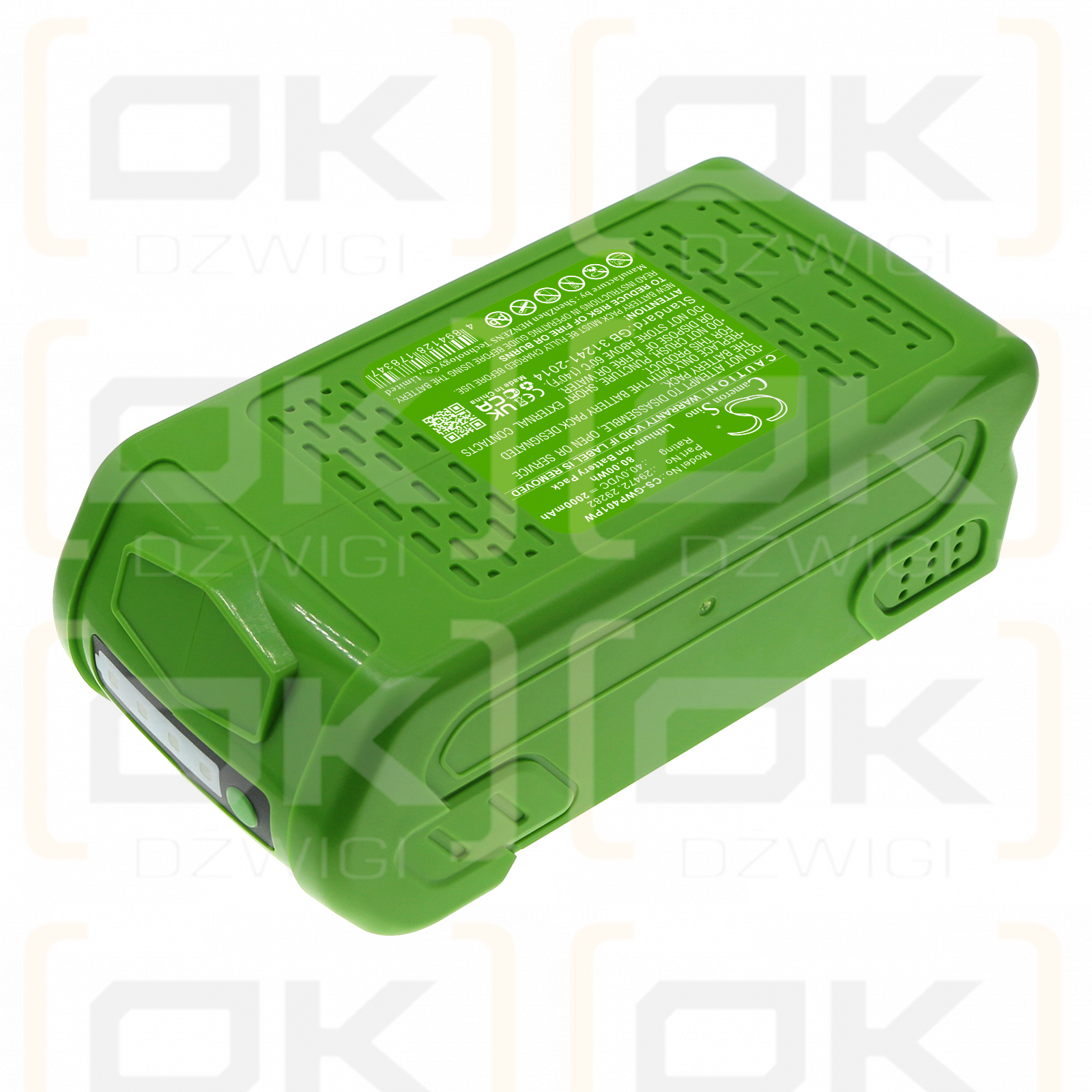 Cramer 49B730 / 40V110 2000mAh Li-Ion 40,0V (Cameron Sino)